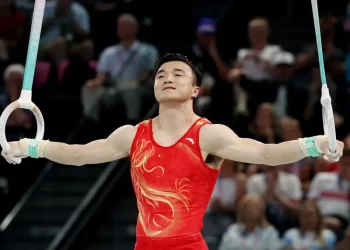 Yang Liu es bicampeón olímpico en Anillos de Gimnasia Artística