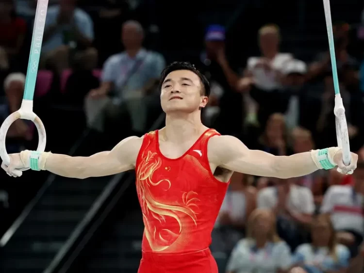 Yang Liu es bicampeón olímpico en Anillos de Gimnasia Artística