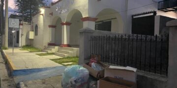 Dejan empleados del IMSS un muladar en calles aledañas a sede sindical de Cd. Victoria