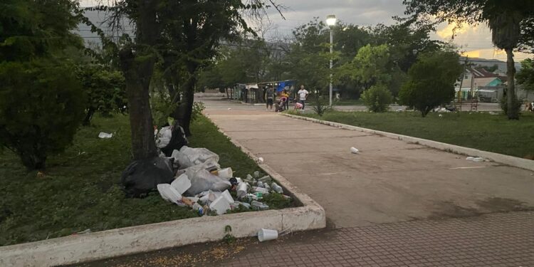 Dejan empleados del IMSS un muladar en calles aledañas a sede sindical de Cd. Victoria