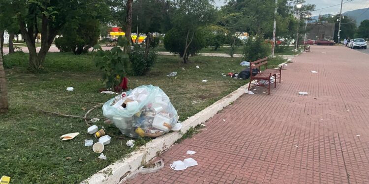 Dejan empleados del IMSS un muladar en calles aledañas a sede sindical de Cd. Victoria