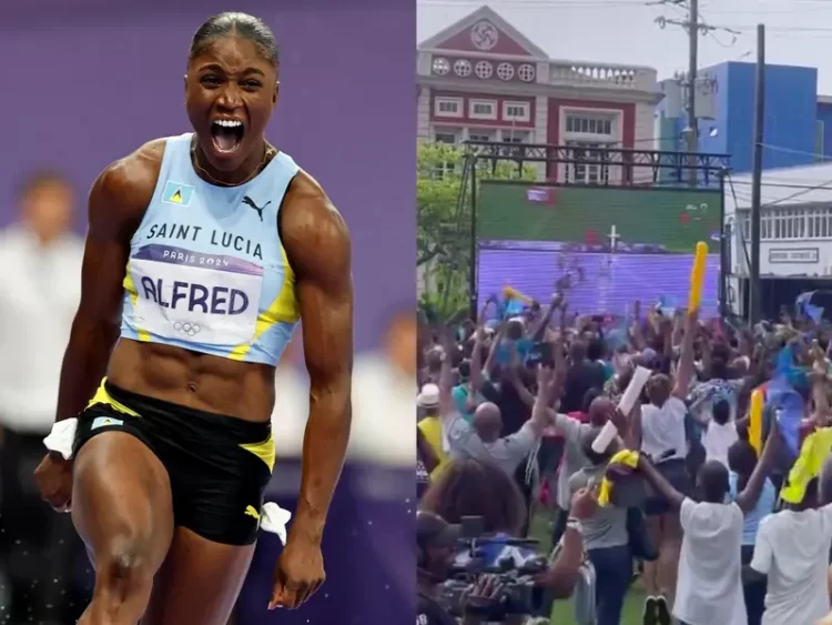 Santa Lucía se conmociona al vivir histórico oro de Julien Alfred