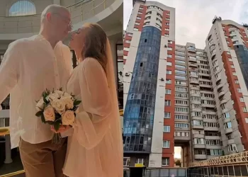 Trágica noche de bodas; novia pierde la vida tras mortal caída desde el piso 15 de un edificio