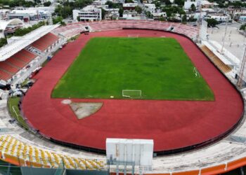 Concluyen reposición de pista de tartán del estadio Marte R. Gómez de Cd. Victoria
