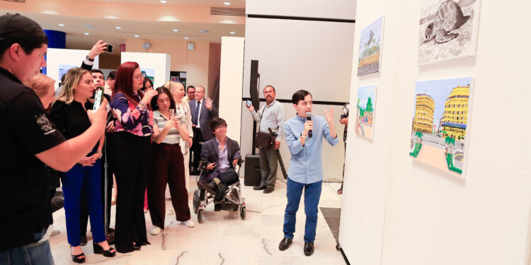 Inauguran exposición “Rostros de Tamaulipas”, de Alejandro Cortés