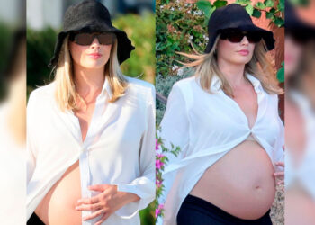 Margot Robbie presume su embarazo en Italia junto a Tom Ackerley