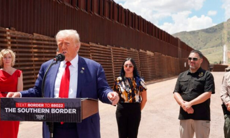 Donald Trump aboga por sentencias más duras en la frontera con México
