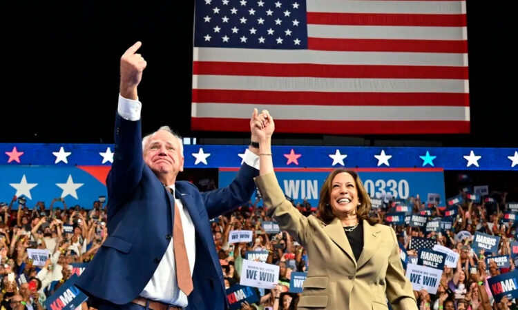 Votantes latinos prefieren a Kamala Harris sobre Trump