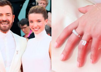 Justin Theroux propone matrimonio a Nicole Brydon en la Mostra de Cine de Venecia