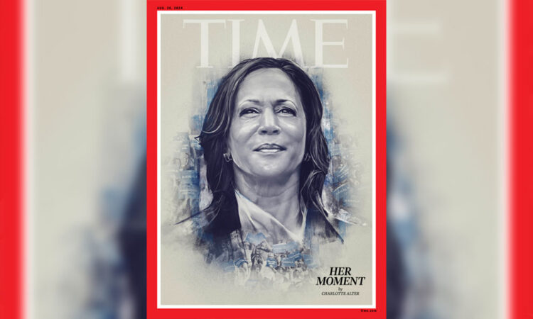 Kamala Harris, portada de Time en su edición de agosto