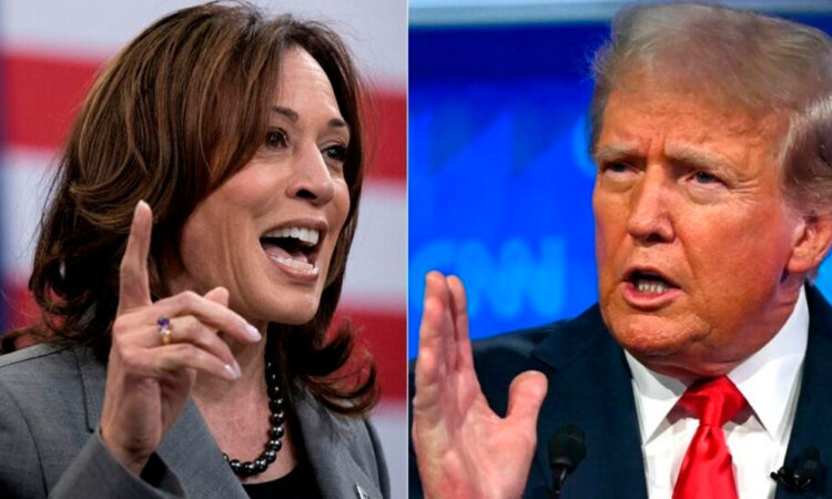 Harris aventaja a Trump por estrecho margen en nueva encuesta