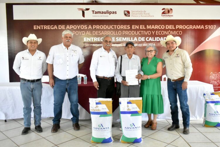 Atiende Estado a productores agrícolas de Aldama