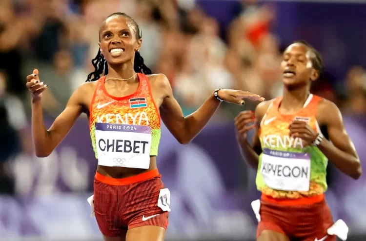 Beatrice Chebet triunfa en 5,000m; cambios en medallas por descalificación