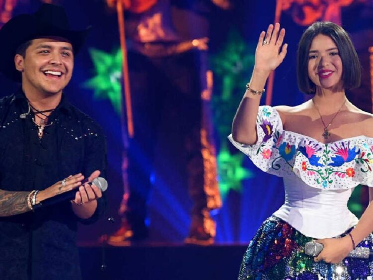 Ángela Aguilar sorprende con fotos de su boda en aniversario con Nodal