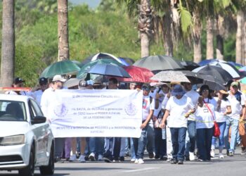 Marchan contra reforma trabajadores del Poder Judicial
