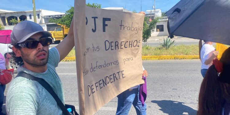 Marchan contra reforma trabajadores del Poder Judicial