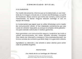 Advierten contra fraude a nombre de presidenta del DIF