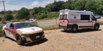 Cuatro policías estatales heridos en accidente en ejido La Misión