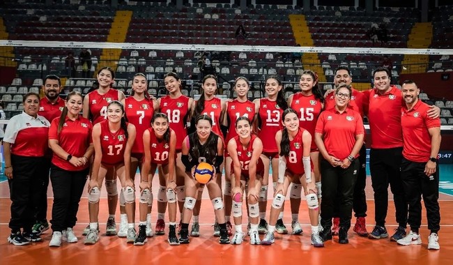 Selección mexicana Sub-17 de voleibol femenil se instala en cuartos de final