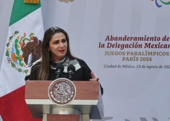Delegación paralímpica de México recibe mensaje de Ana Guevara