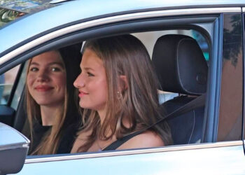 Princesa Leonor comete presunta infracción de tránsito en Palma de Mallorca