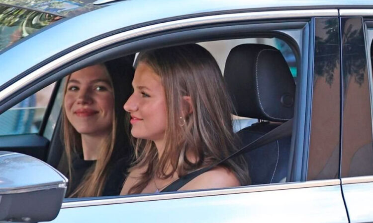 Princesa Leonor comete presunta infracción de tránsito en Palma de Mallorca