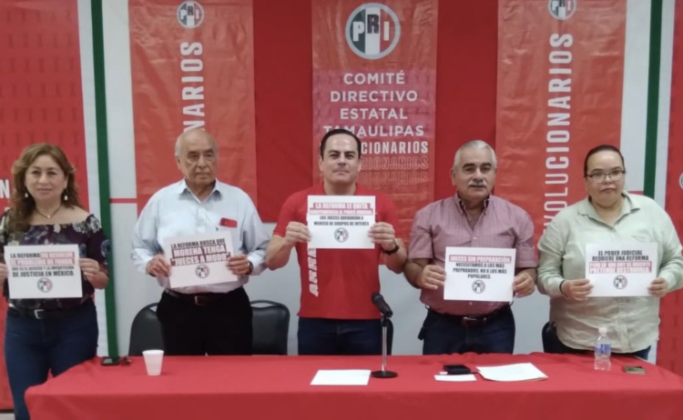 Respalda PRI Tamaulipas propuesta del Poder Judicial sobre la reforma