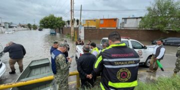Supervisan Estado y Municipio afectaciones por “Francine” en Matamoros, Tamaulipas
