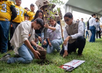 Promueve la UAT la creación de espacios verdes en el Centro Universitario Victoria