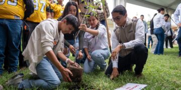 Promueve la UAT la creación de espacios verdes en el Centro Universitario Victoria