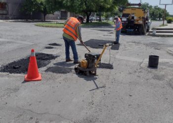 Rehabilita Gobierno de Victoria accesos y calles dañadas por recientes lluvias.