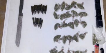 Hallan droga y armas en un cateo a vivienda en la Col. Tamaulipas de Tampico