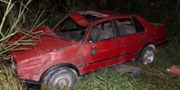 Joven de 26 años muere al volcar auto en libramiento Naciones Unidas de Cd. Victoria