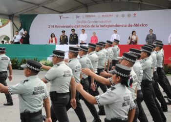 Presidió Américo Villarreal en Cd. Victoria desfile por 214 aniversario del inicio de la independencia de México