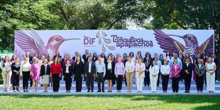 Se reúne María de Villarreal con presidentas y presidentes entrantes de DIF municipales de Tamaulipas