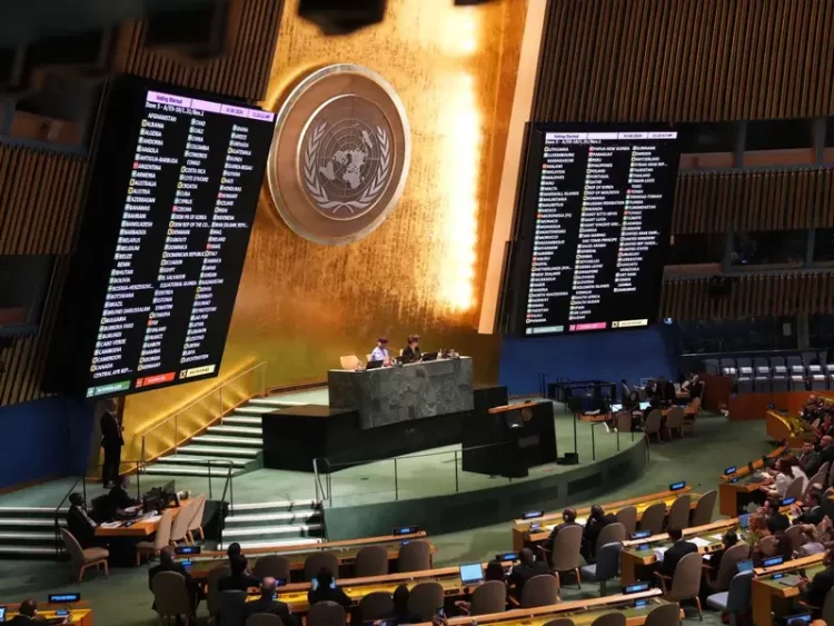 Asamblea de la ONU exige a Israel poner fin a la ocupación en Palestina