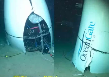Revelan nuevas imágenes de la tumba del submarino Titán en las profundidades marinas