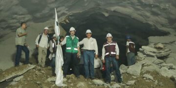 Atestigua gobernador de Tamaulipas conexión de túnel en la autopista Mante-Ocampo-Tula