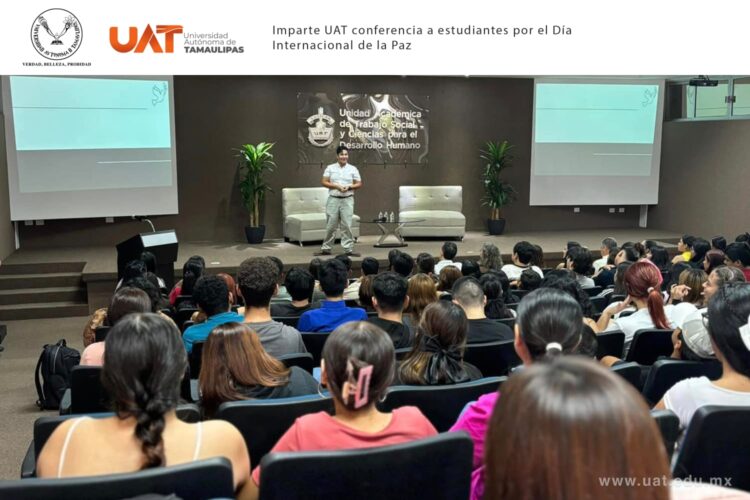 Imparte UAT conferencia a estudiantes por el Día Internacional de la Paz