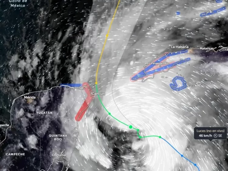 ‘Helene’ podría tocar tierra en el norte de Quintana Roo como huracán 1