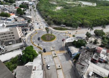 Gobierno de Américo Villarreal construye Glorieta Bicentenario en Tampico