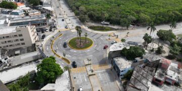 Gobierno de Américo Villarreal construye Glorieta Bicentenario en Tampico