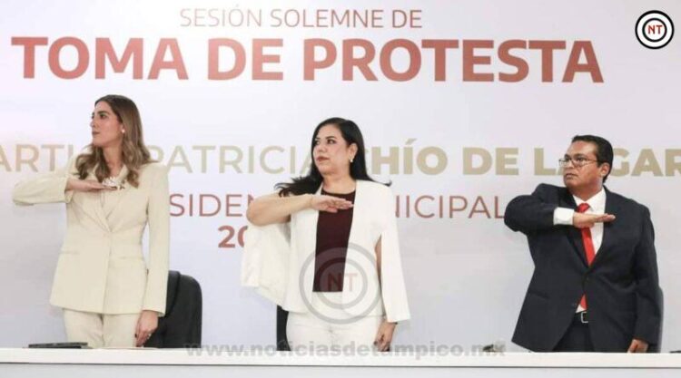 Morenista Patricia Chío rinde protesta como alcaldesa de El Mante para periodo 2024/2027