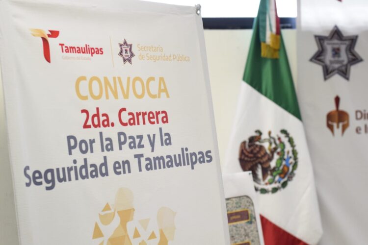 Invita SSPT a Segunda Carrera por la Paz y la Seguridad en Tamaulipas