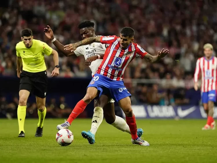 Atlético le arrebata un punto al Real Madrid en el Derbi madrileño 1-1