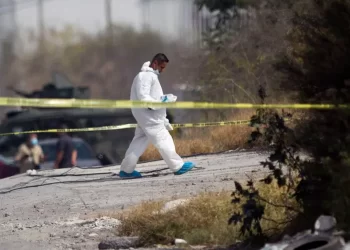 Hallan bolsas con restos humanos y cinco cuerpos maniatados en Nuevo León