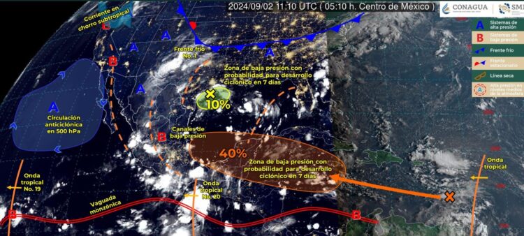 Continuarán las lluvias en Tamaulipas