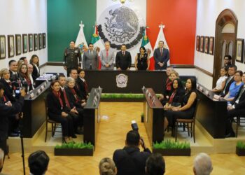 Rinde tercer informe alcalde de Victoria Eduardo Gattás; agradece respaldo de Américo Villarreal