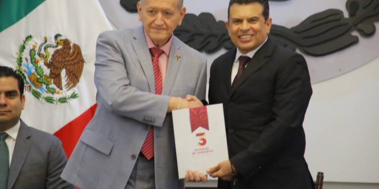 Rinde tercer informe alcalde de Victoria Eduardo Gattás; agradece respaldo de Américo Villarreal