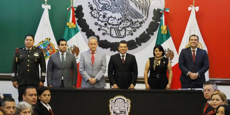 Rinde tercer informe alcalde de Victoria Eduardo Gattás; agradece respaldo de Américo Villarreal